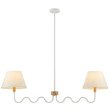 Sunlit Squiggle 2-Arm Pendant Light by Modway