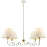 Sunlit Squiggle 4-Arm Pendant Light by Modway