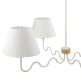Sunlit Squiggle 4-Arm Pendant Light by Modway