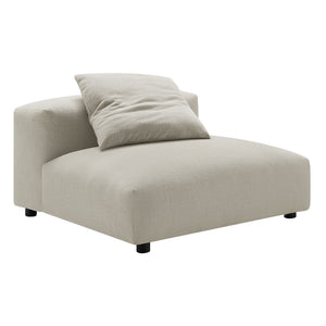 Solace Modular Upholstered Fabric Armless Chair by Modway