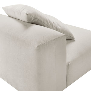 Solace Modular Upholstered Fabric Armless Chair by Modway