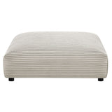 Solace Modular Corduroy Upholstered Ottoman by Modway