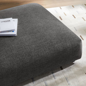 Solace Modular Upholstered Fabric Ottoman by Modway