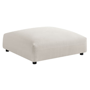 Solace 4-Piece Modular Upholstered Fabric Sectional Sofa with Ottoman by Modway