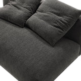 Solace Modular Upholstered Fabric Armless Loveseat by Modway