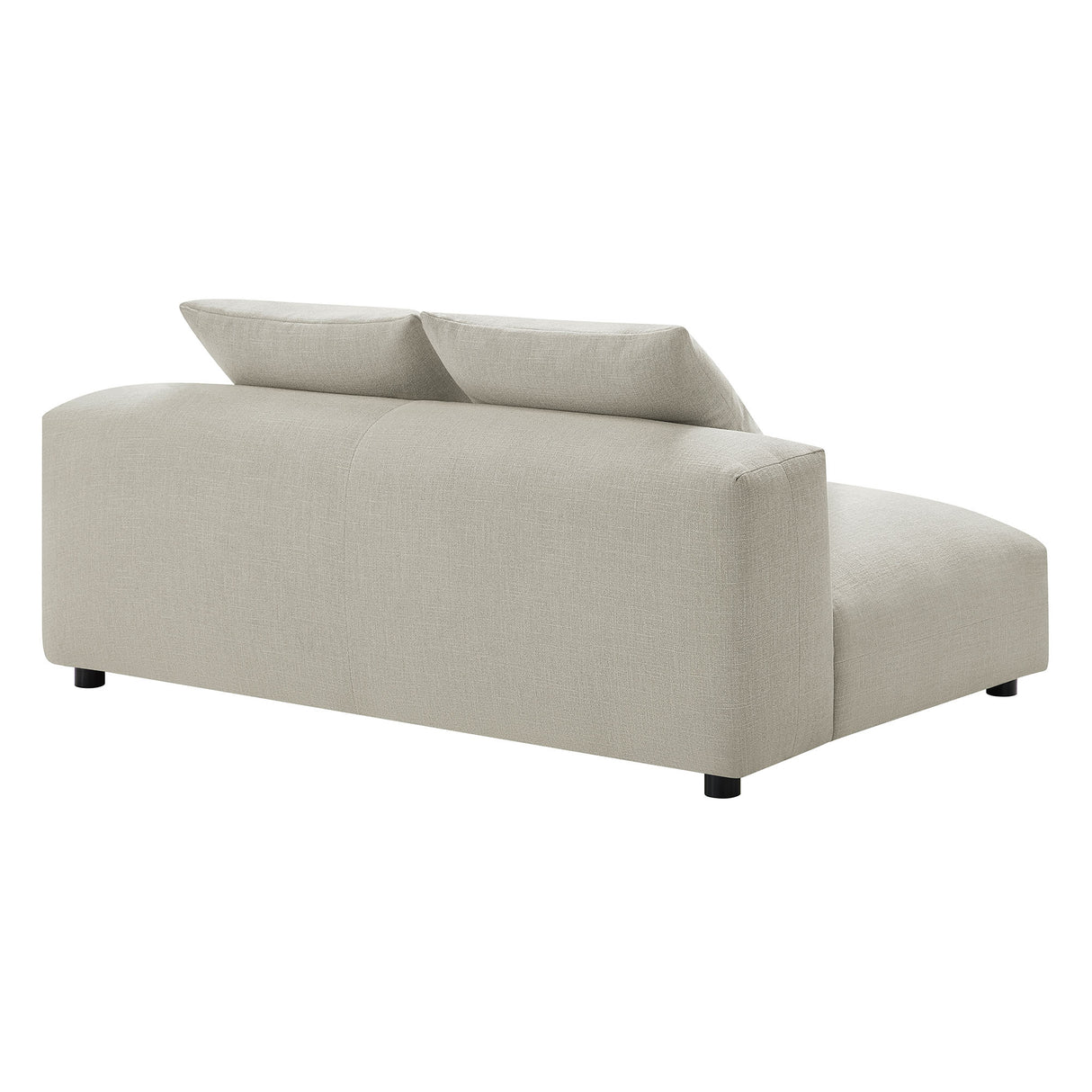 Solace Modular Upholstered Fabric Armless Loveseat by Modway