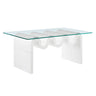 Ondine Glass Top Coffee Table by Modway