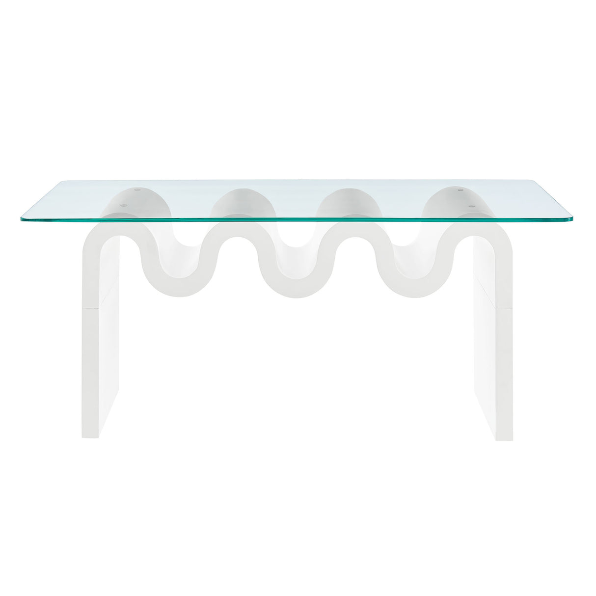 Ondine Glass Top Coffee Table by Modway