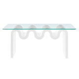 Ondine Glass Top Coffee Table by Modway