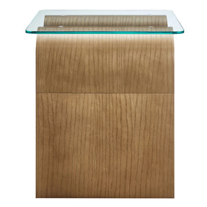 Ondine Glass Top Side Table by Modway