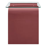 Ondine Glass Top Side Table by Modway