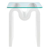Ondine Glass Top Side Table by Modway