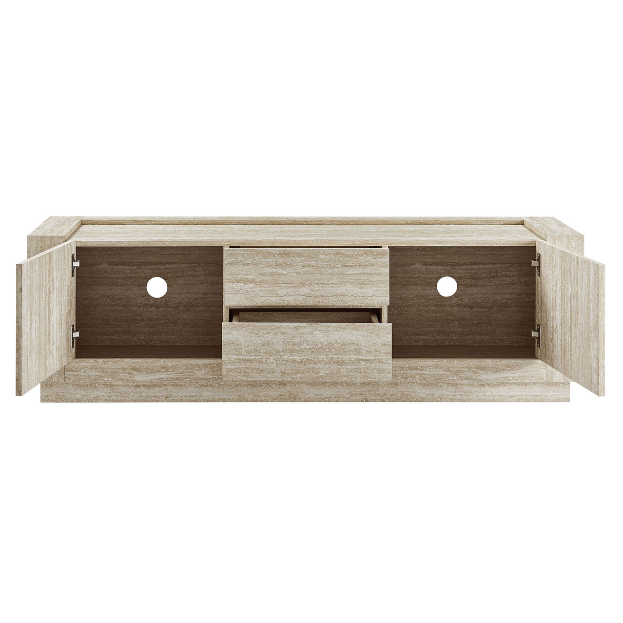 Hollis 59" Travertine TV Stand by Modway