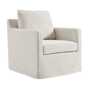 Serene Fabric Slipcovered Swivel Armchair by Modway