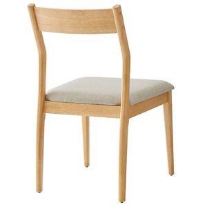 Solara Fabric Wood Dining Side Chairs Set of 2 by Modway