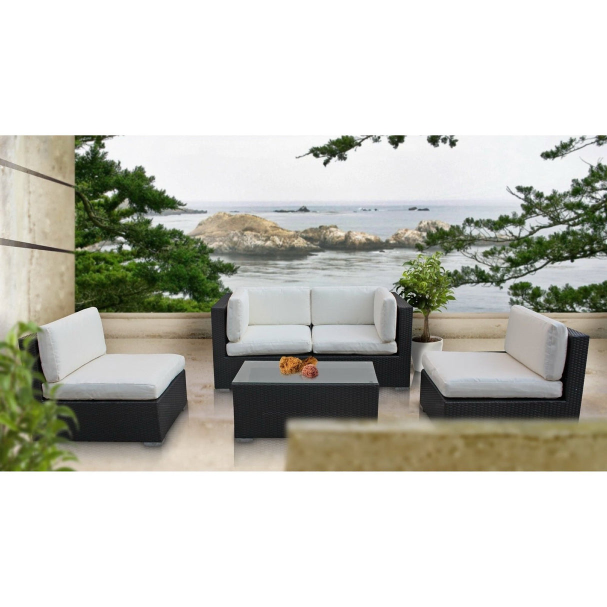 Camfora 5-Piece Outdoor Patio Sectional Set by Modway