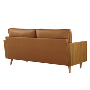 Kellan Vegan Leather Sofa by Modway