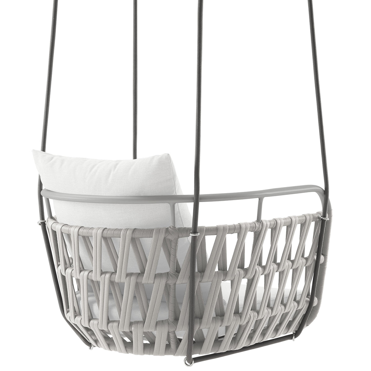 Kaliah Outdoor Patio Aluminum Swing Chair by Modway