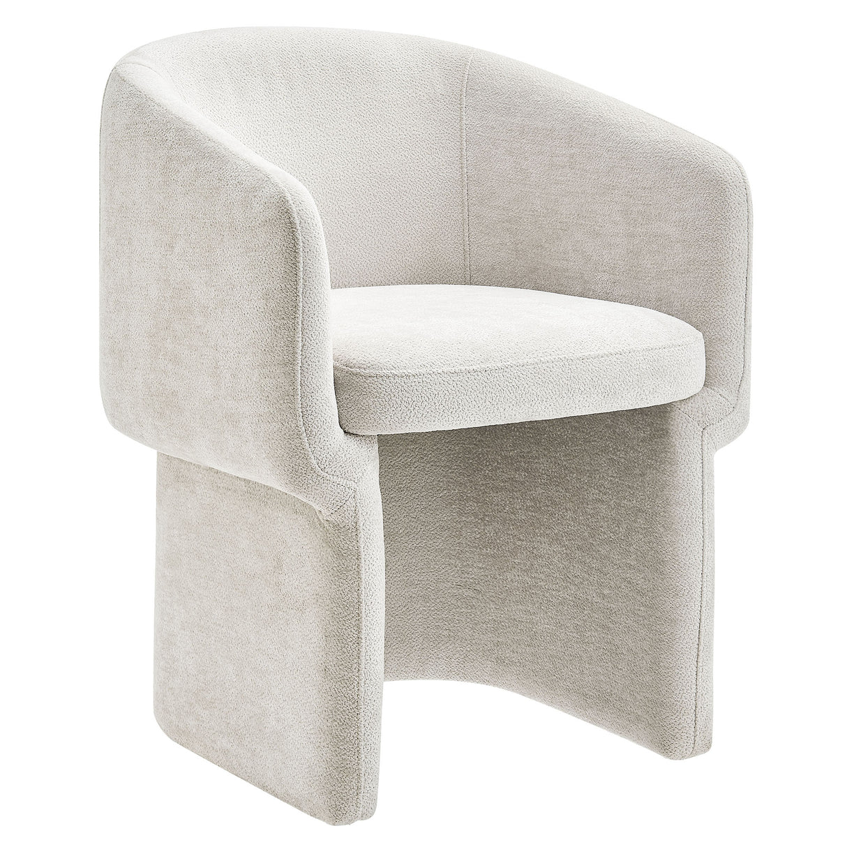 Verity Barrel Back Chenille Dining Armchair by Modway