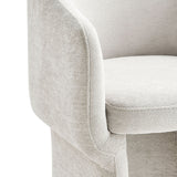 Verity Barrel Back Chenille Dining Armchair by Modway