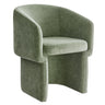 Verity Barrel Back Chenille Dining Armchair by Modway