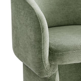 Verity Barrel Back Chenille Dining Armchair by Modway