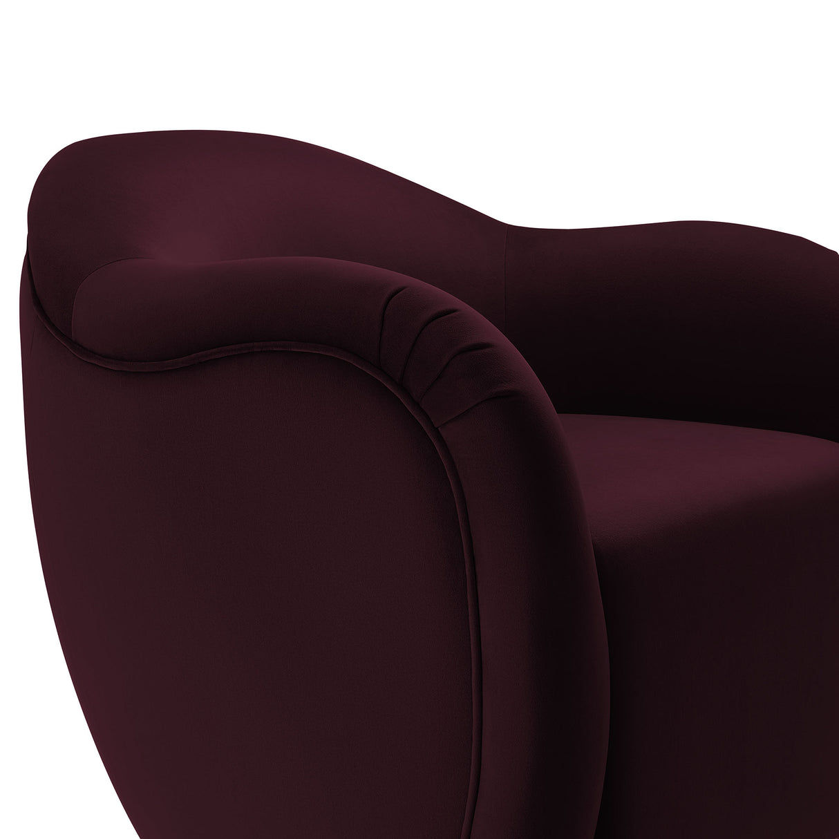 Compose Performance Velvet Swivel Armchair
