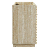Render 30" Faux Travertine Bathroom Vanity Cabinet by Modway