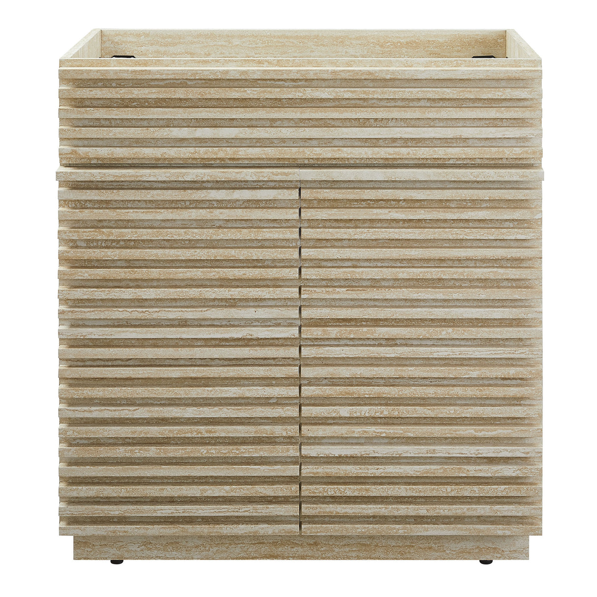 Render 30" Faux Travertine Bathroom Vanity Cabinet by Modway