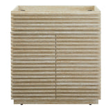 Render 30" Faux Travertine Bathroom Vanity Cabinet by Modway