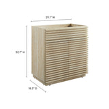 Render 30" Faux Travertine Bathroom Vanity Cabinet by Modway