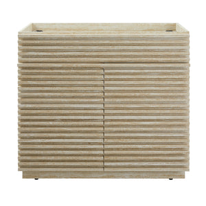 Render 36" Faux Travertine Bathroom Vanity Cabinet by Modway