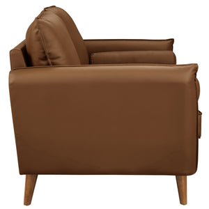 Revive Upholstered Vegan Leather Sofa by Modway