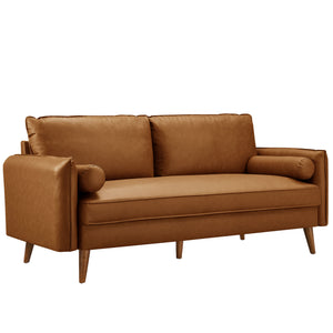 Revive Upholstered Vegan Leather Sofa by Modway