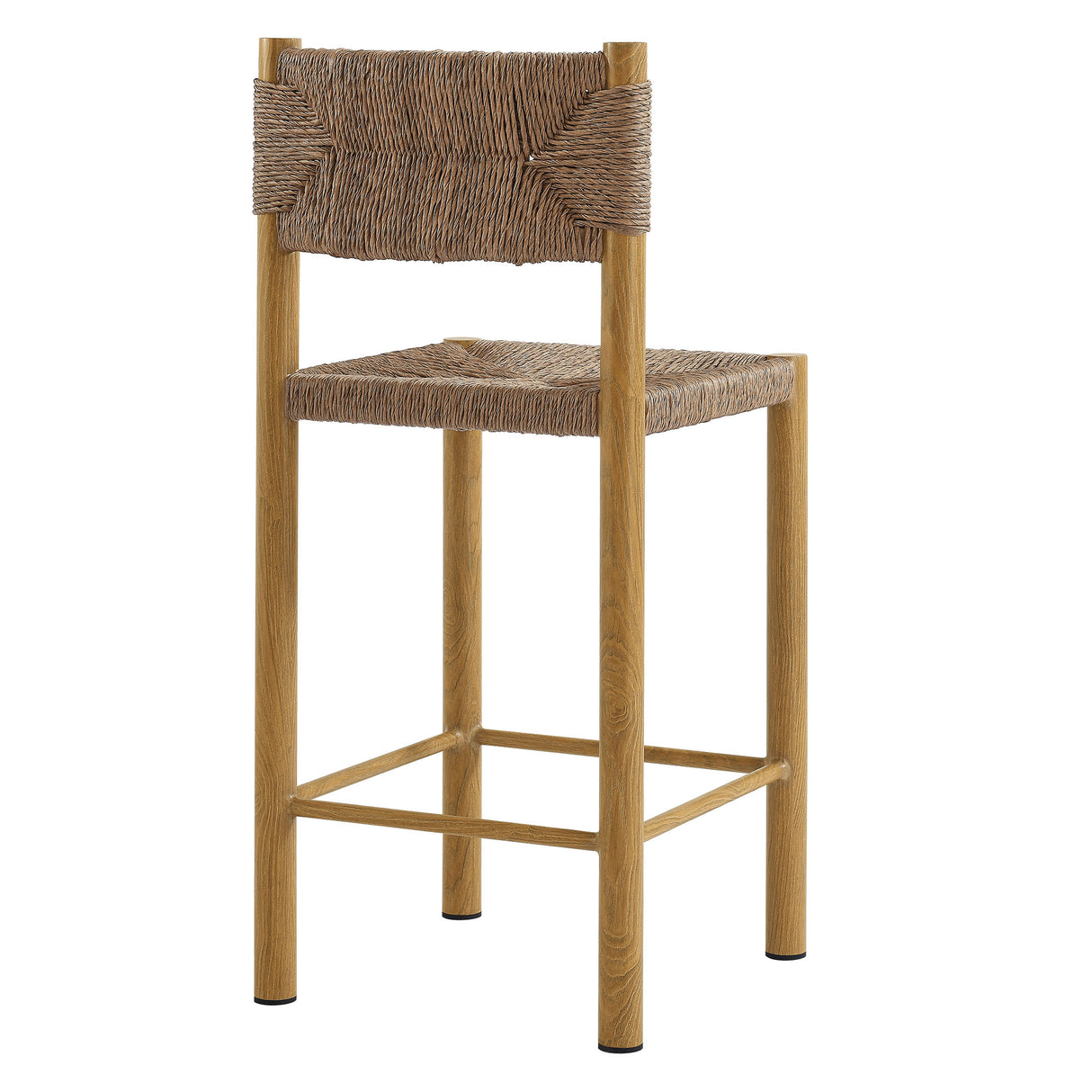 Parkland Outdoor Patio Rattan And Aluminum Counter Stools Set of 2