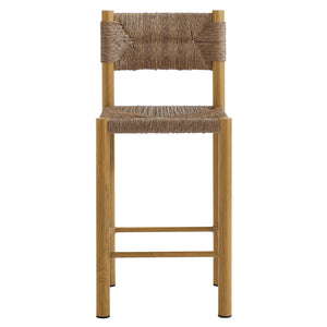 Parkland Outdoor Patio Rattan And Aluminum Counter Stools Set of 2