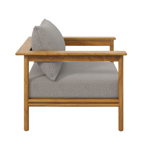 Wren Outdoor Patio Teak Wood Armchair Set of 2 by Modway