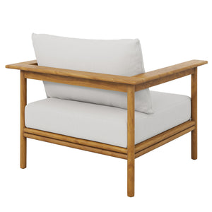 Wren Outdoor Patio Teak Wood Armchair by Modway