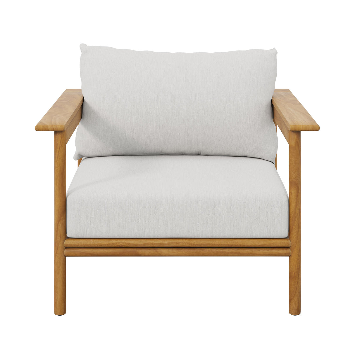 Wren Outdoor Patio Teak Wood Armchair by Modway