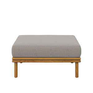 Wren Outdoor Patio Teak Wood Ottoman by Modway