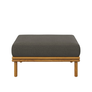 Wren Outdoor Patio Teak Wood Ottoman by Modway