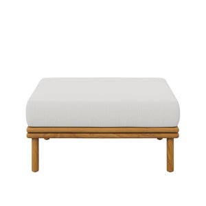 Wren Outdoor Patio Teak Wood Ottoman by Modway