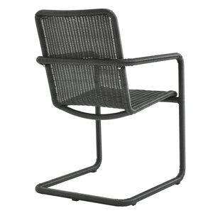 Abacus Outdoor Patio Wicker Dining Chairs Set of 2 by Modway