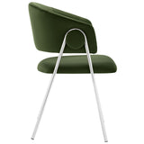 Nella Upholstered Performance Velvet Dining Chair Set of 2