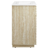 Render 24" Faux Travertine Bathroom Vanity With Sink by Modway