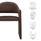 Talia Performance Velvet Dining Armchair by Modway
