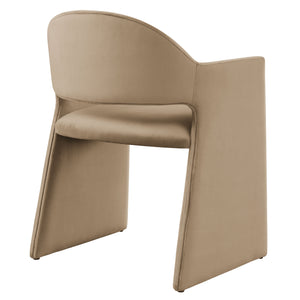 Talia Performance Velvet Dining Armchair by Modway