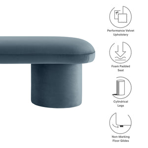 Orla Performance Velvet Bench by Modway