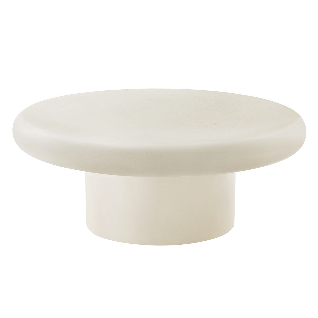 Argos Indoor - Outdoor Patio Concrete Round Coffee Table by Modway