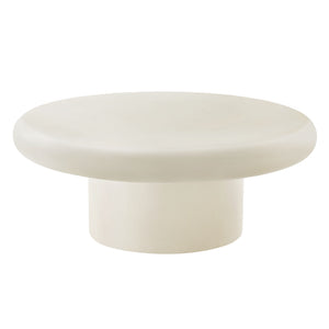 Argos Indoor - Outdoor Patio Concrete Round Coffee Table by Modway